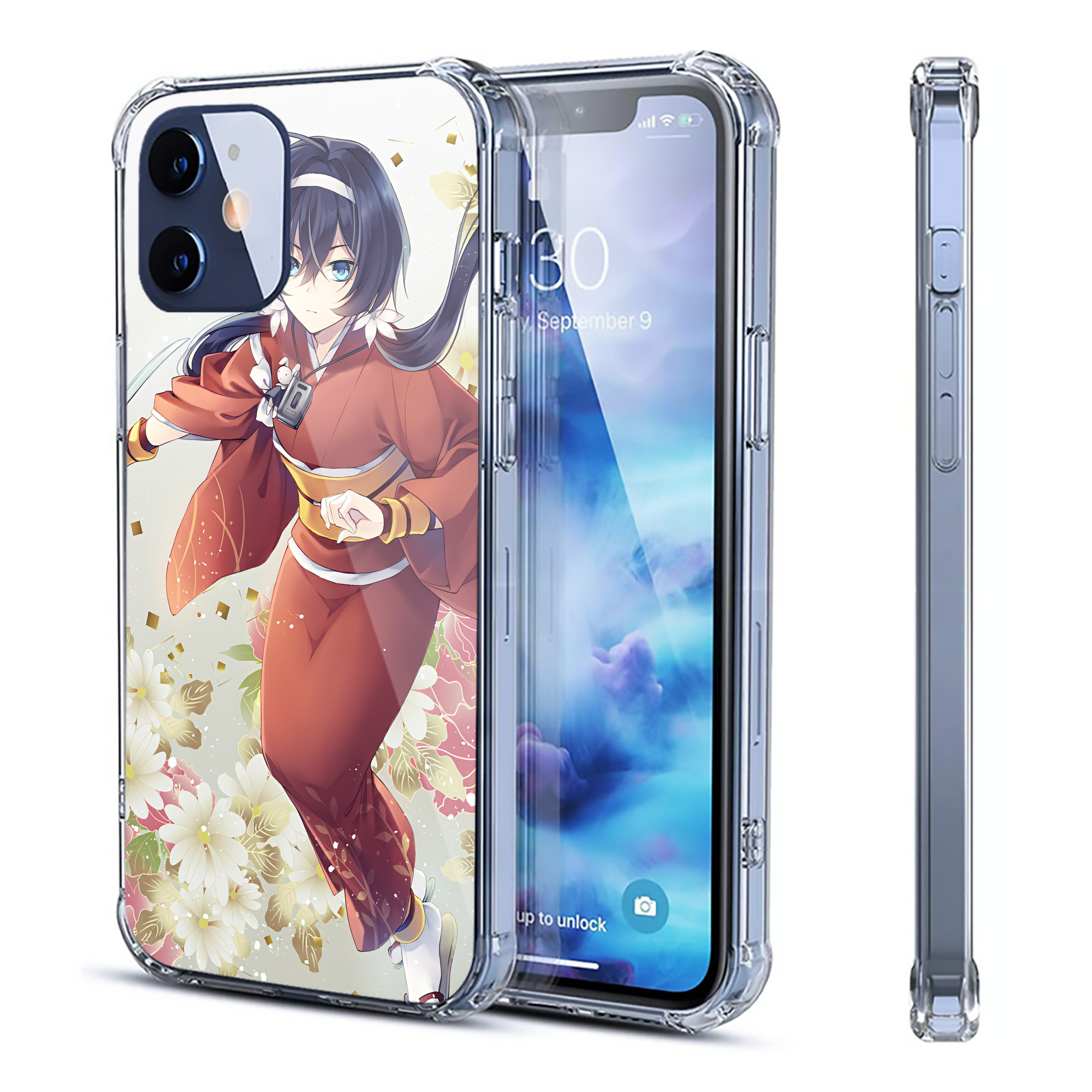 （画像用） 文豪ストレイドッグス Bungo Stray Dogs 【iPhone 12シリーズ対応】透明スマホケース（クリアソフトケース）
